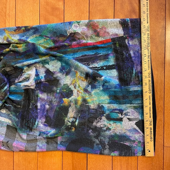 Simon Chang Wool Leather Dress - Picture 11 of 13